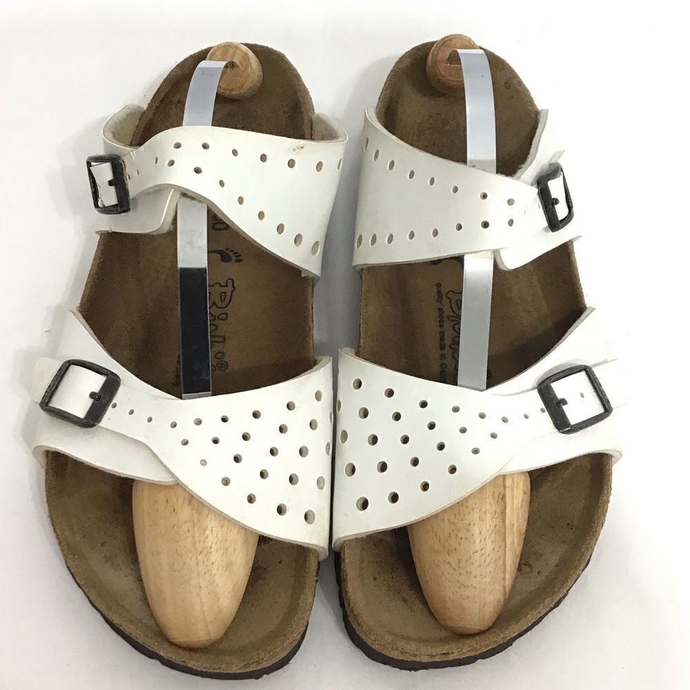 Birkenstock White Sandal Freeport Good Condition Size 39